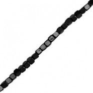 Hematite beads cube 1.5mm Black